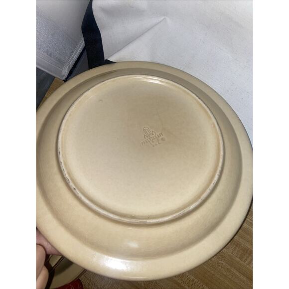 Set Of 2 Vintage 1980s Pfaltzgraff Village 10.5” Dinner Plates USA - Picture 4 of 7